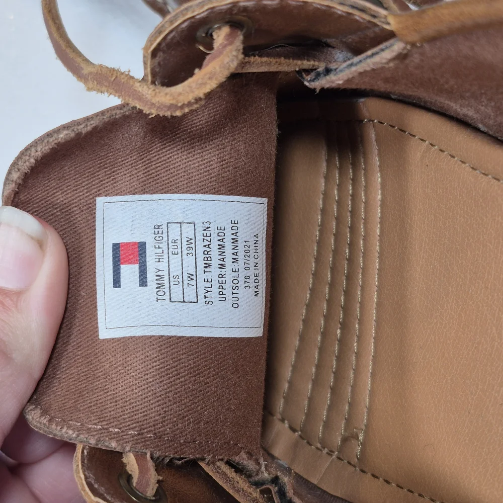 Tommy Hilfiger Brown Leather loafers